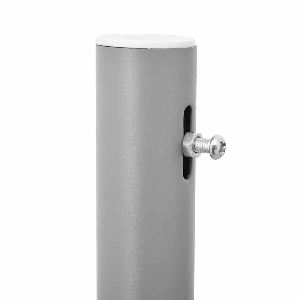 313387 vidaXL Patio Retractable Side Awning 140x1200 cm Black