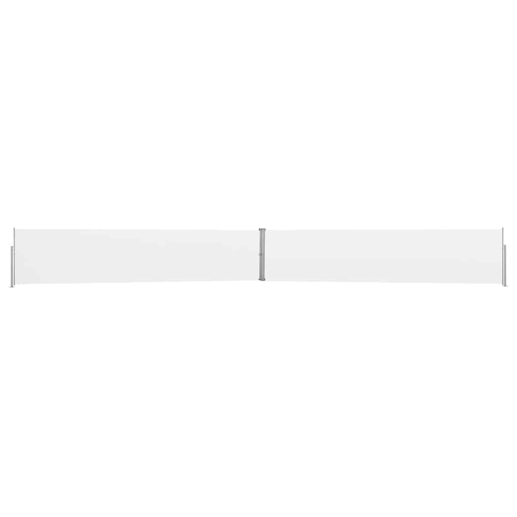 313388 vidaXL Patio Retractable Side Awning 140x1200 cm Cream