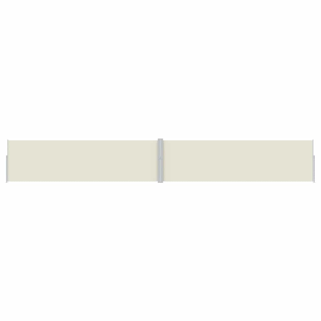 313394 vidaXL Patio Retractable Side Awning 170x1200 cm Cream
