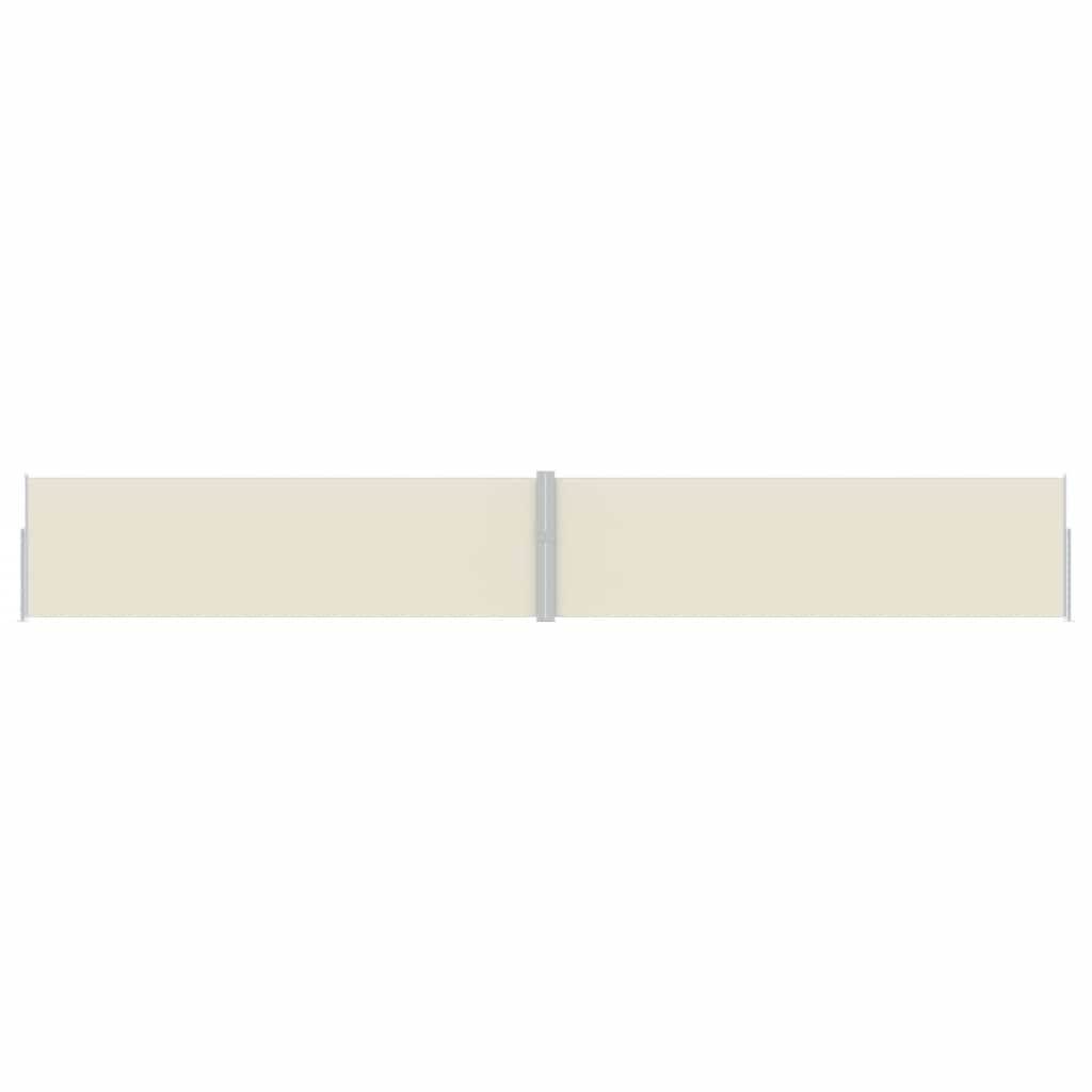Patio Retractable Side Awning 170x1200 cm Cream