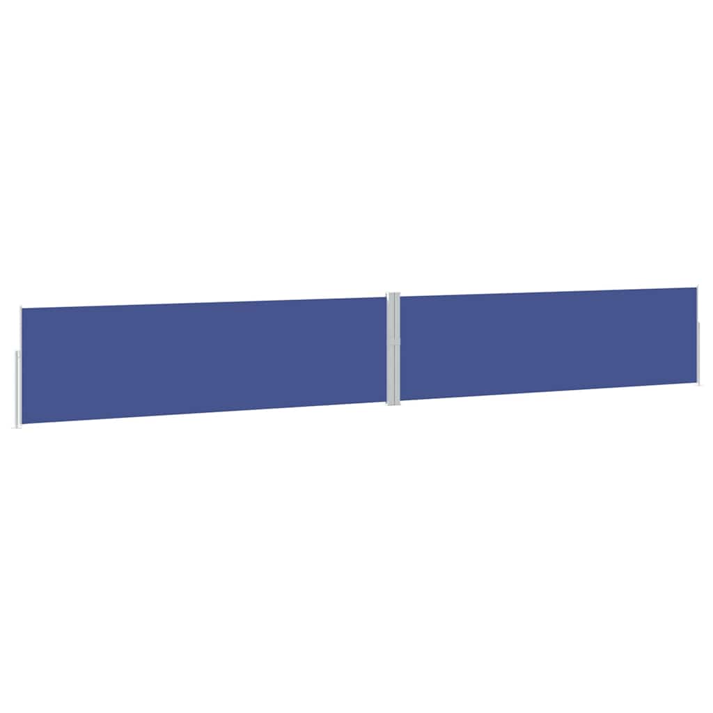 313397 vidaXL Patio Retractable Side Awning 170x1200 cm Blue