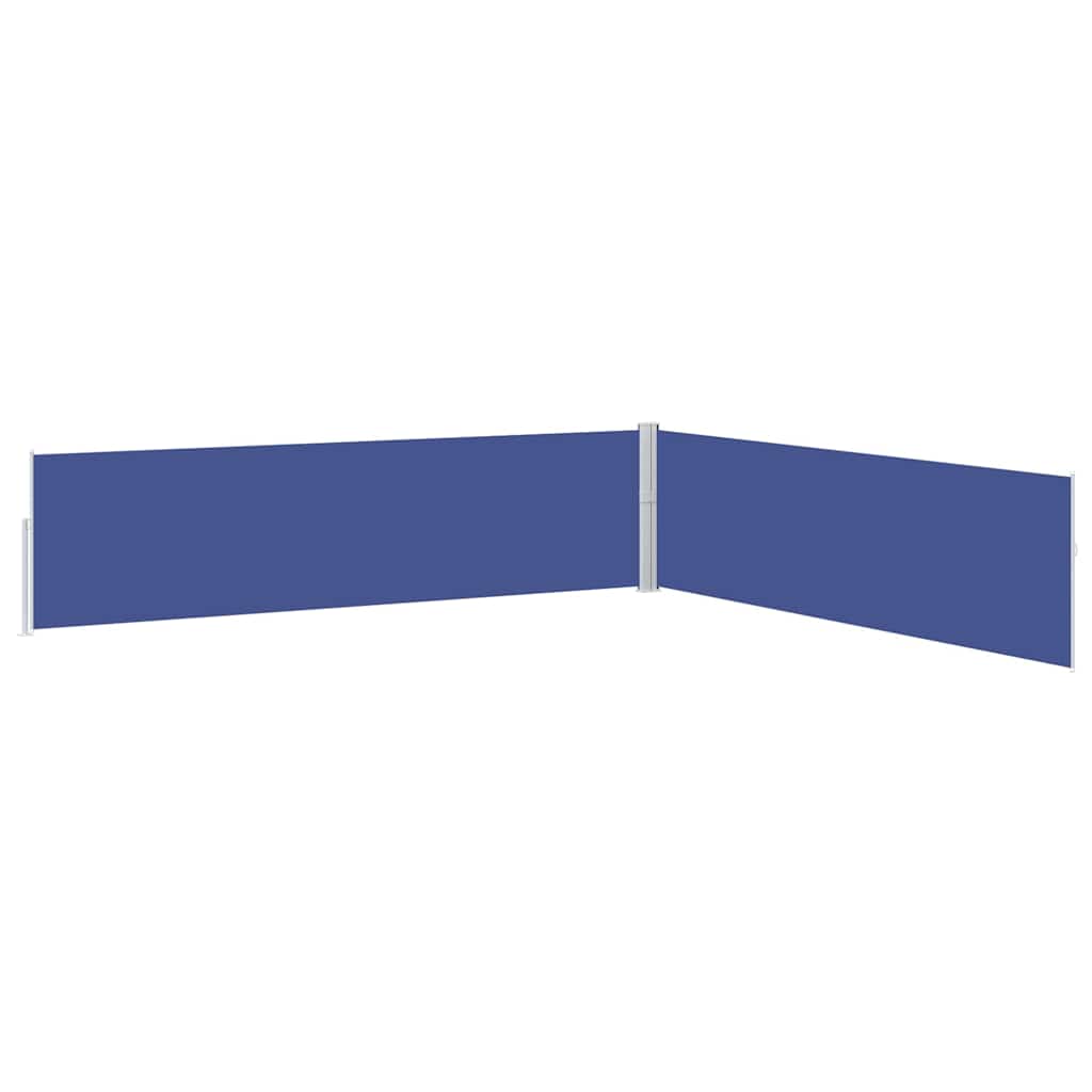 313397 vidaXL Patio Retractable Side Awning 170x1200 cm Blue
