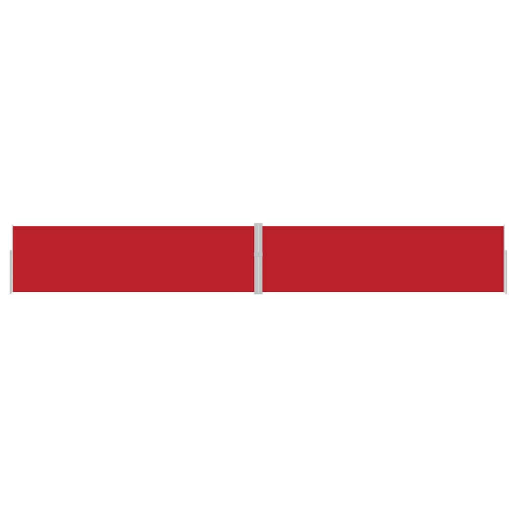 313398 vidaXL Patio Retractable Side Awning 170x1200 cm Red