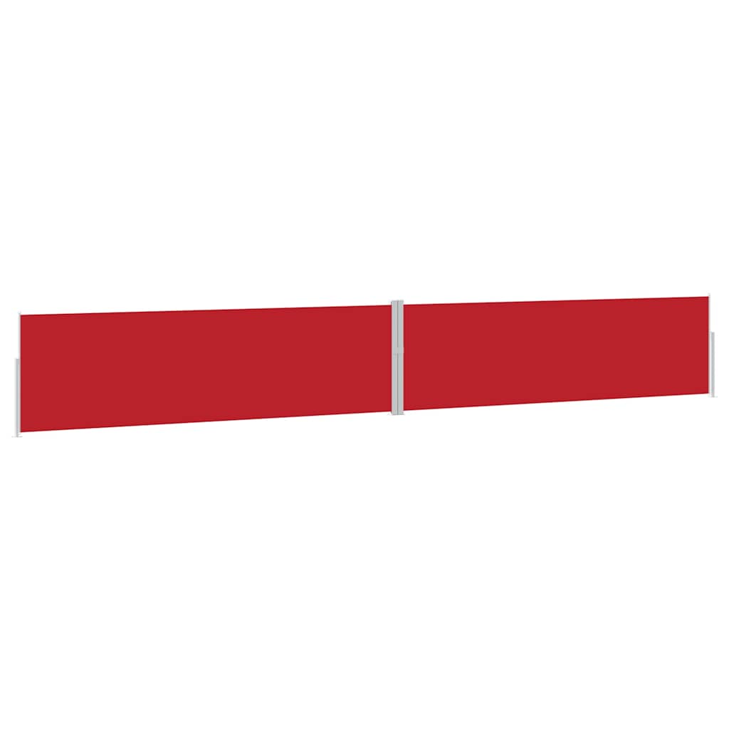 313398 vidaXL Patio Retractable Side Awning 170x1200 cm Red