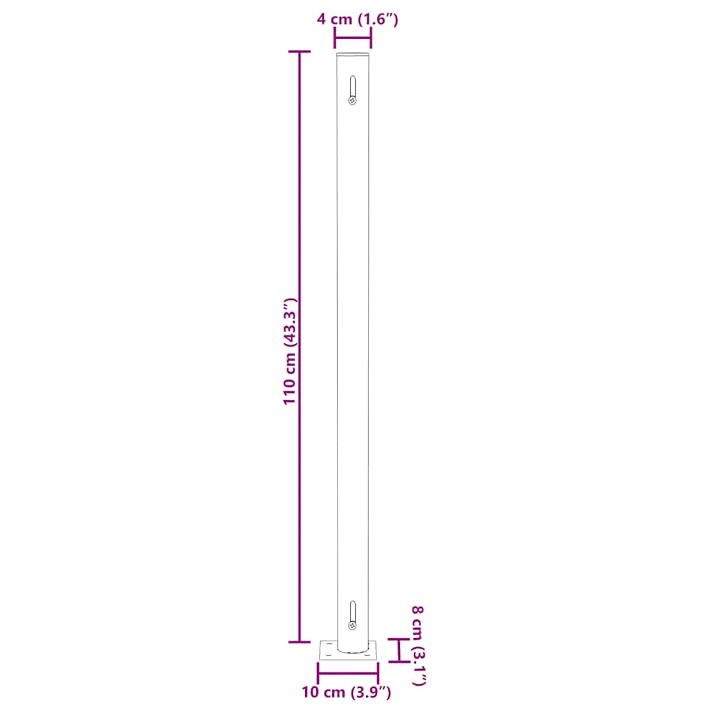 Patio Retractable Side Awning 180x300 cm Cream
