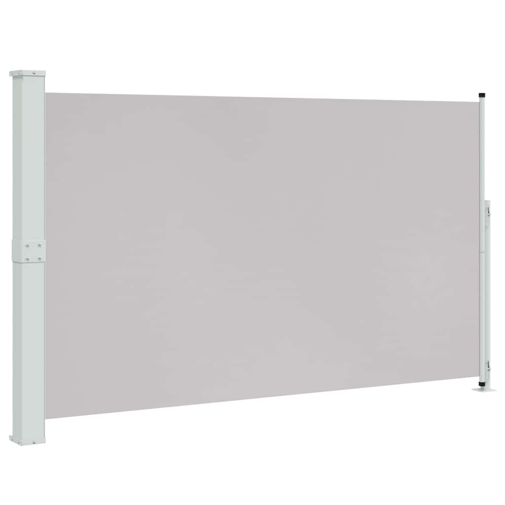 Patio Retractable Side Awning 180x314 cm Grey