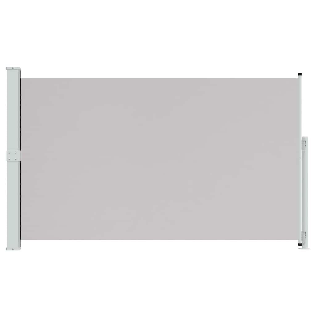 Patio Retractable Side Awning 180x314 cm Grey