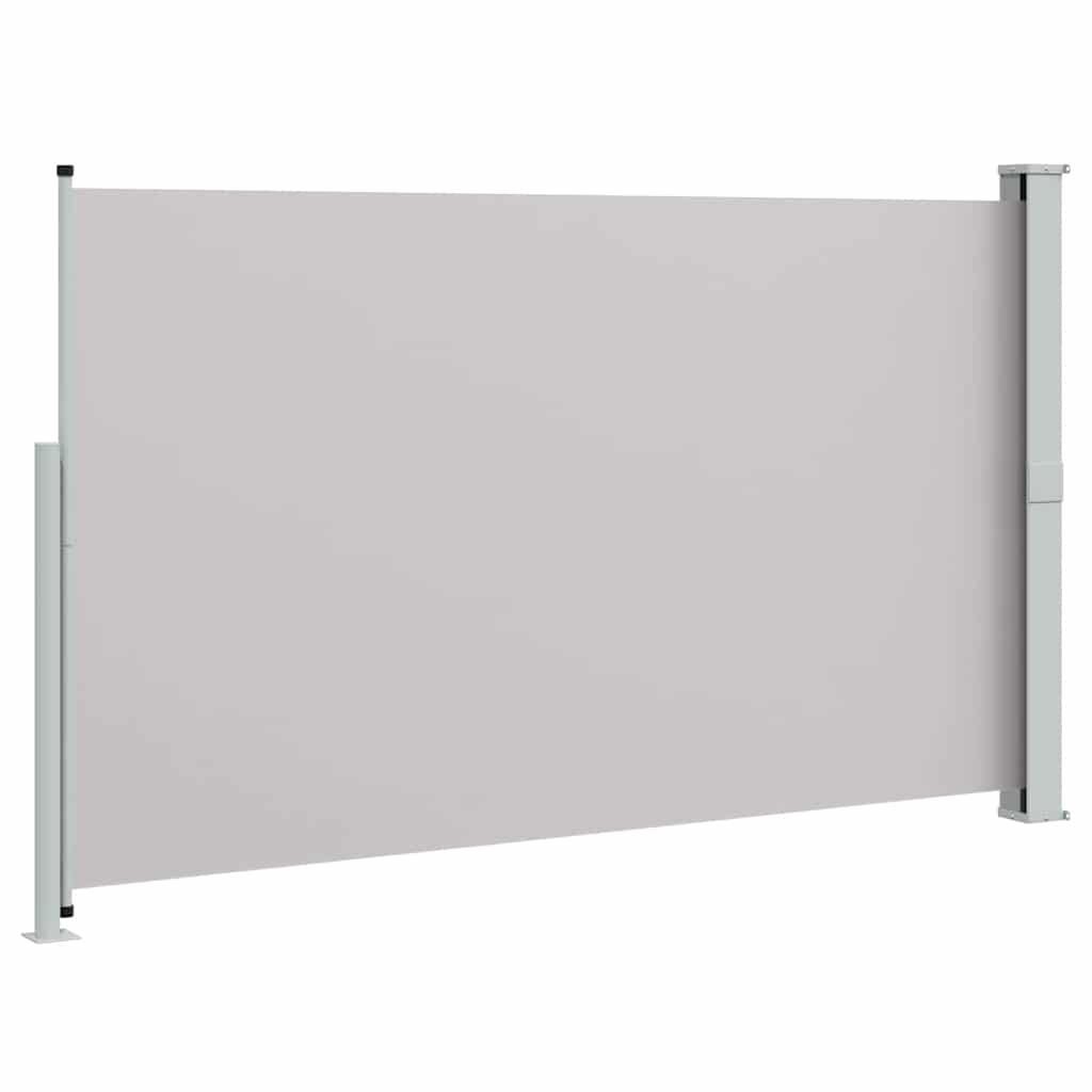 Patio Retractable Side Awning 180x314 cm Grey