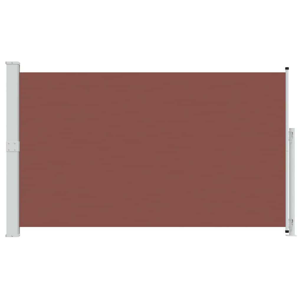 Patio Retractable Side Awning 180x300 cm Brown