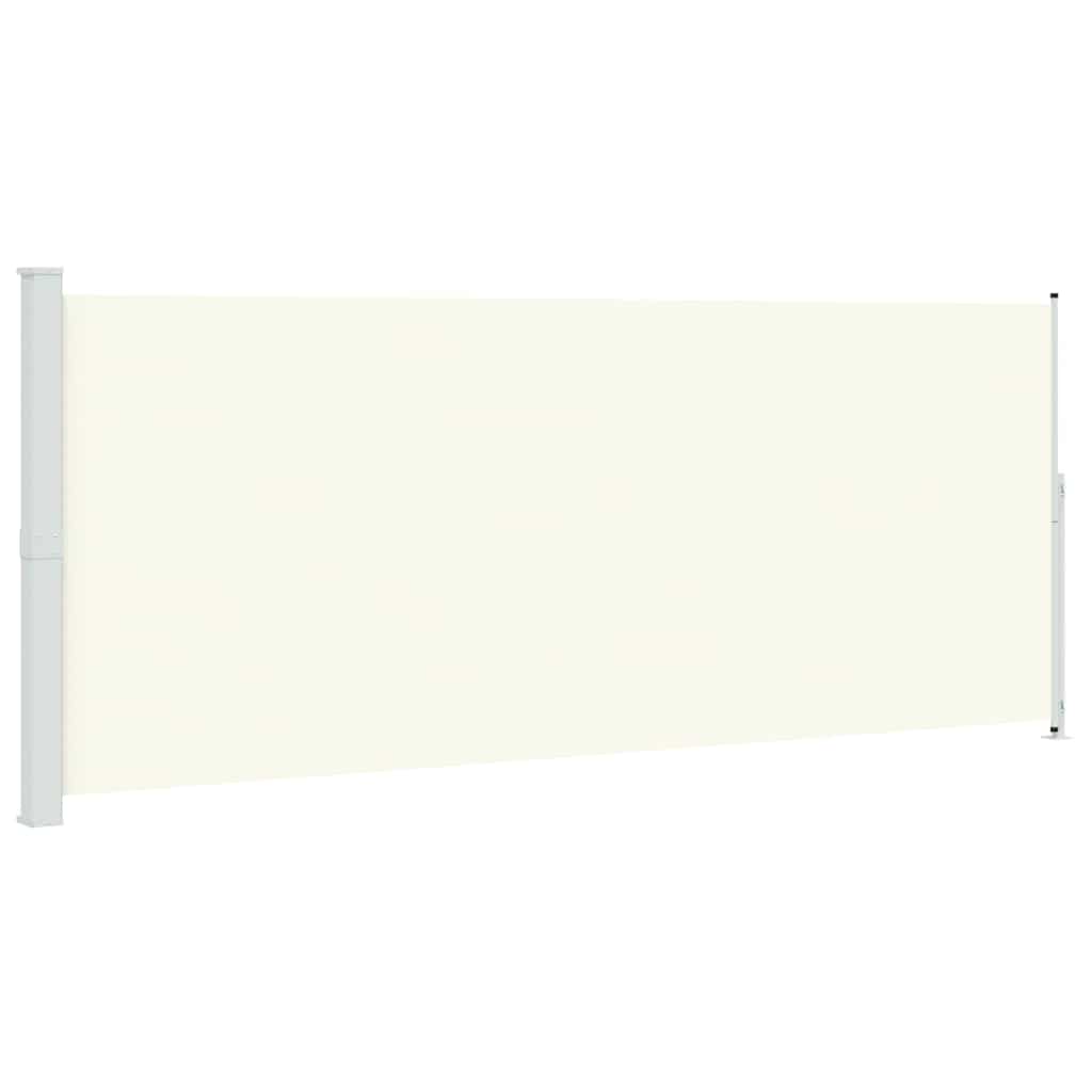 Patio Retractable Side Awning 200x514 cm Cream