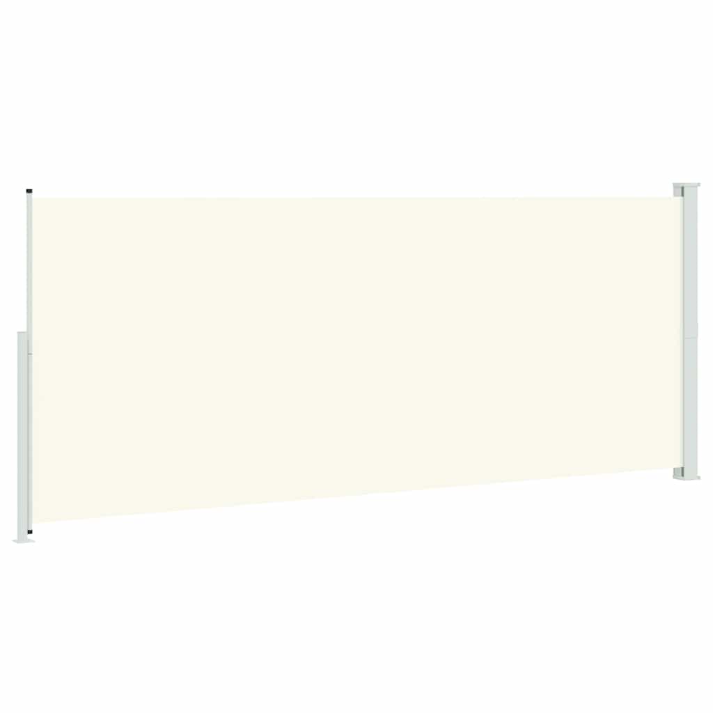 Patio Retractable Side Awning 200x514 cm Cream