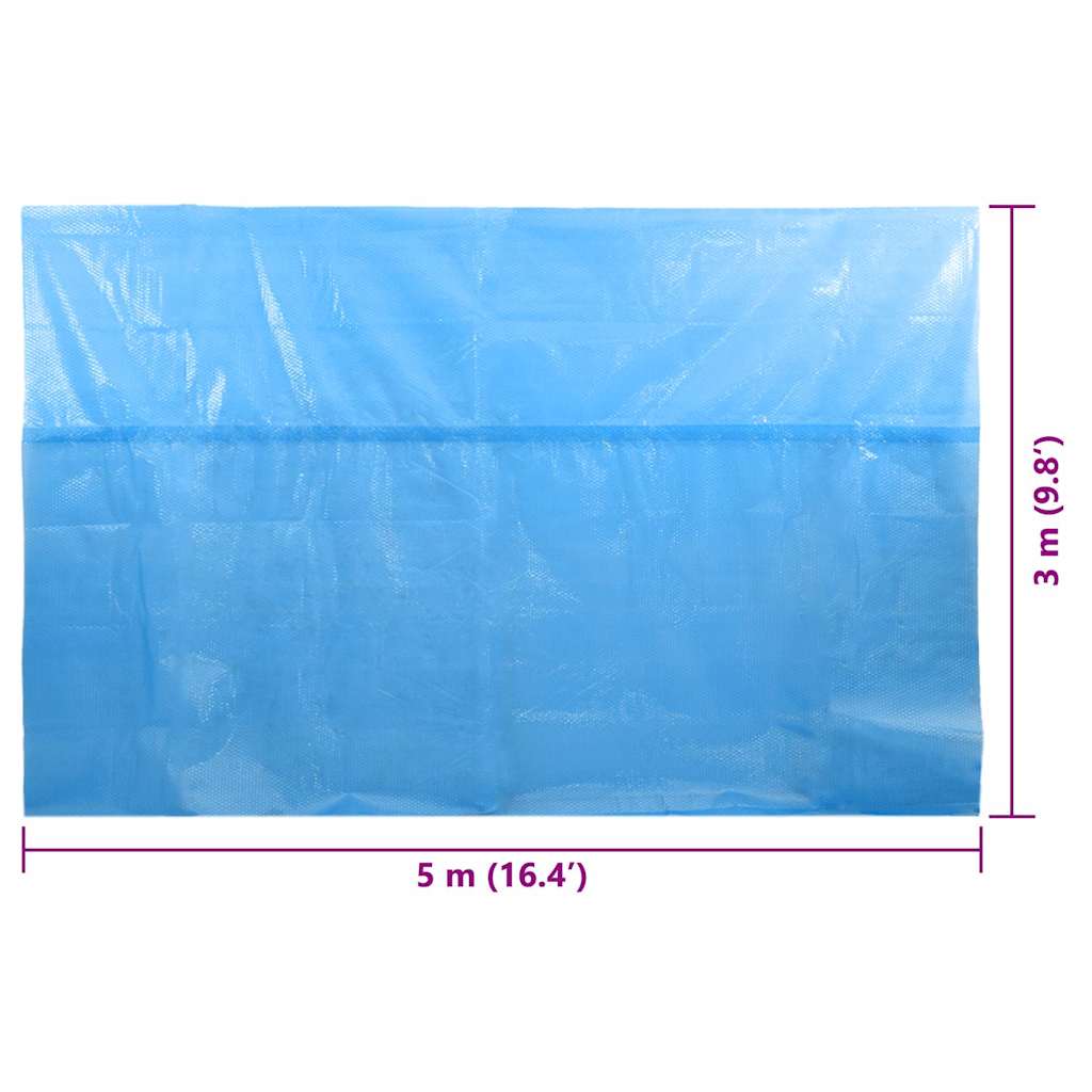Rectangular Pool Cover 500x300 cm PE Blue