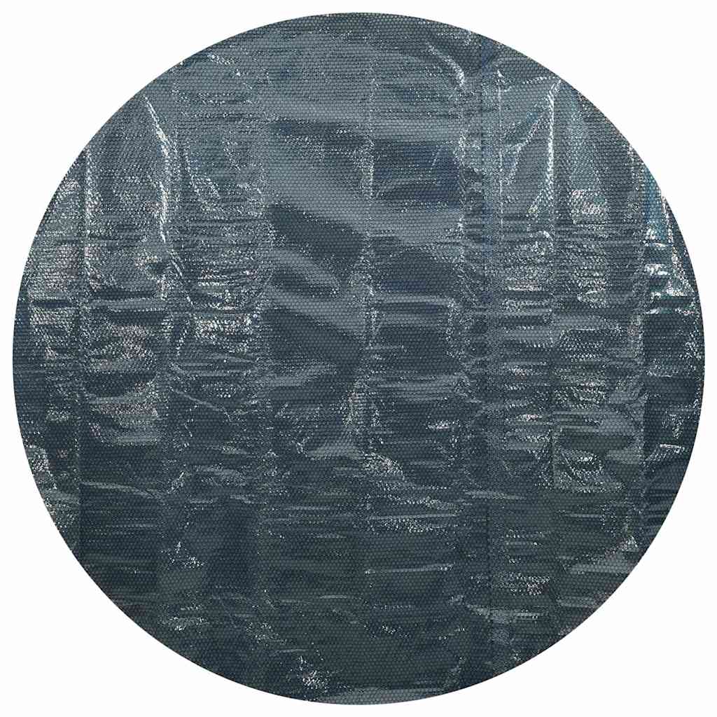 92971 vidaXL Floating PE Solar Pool Film 210 cm Black and Blue