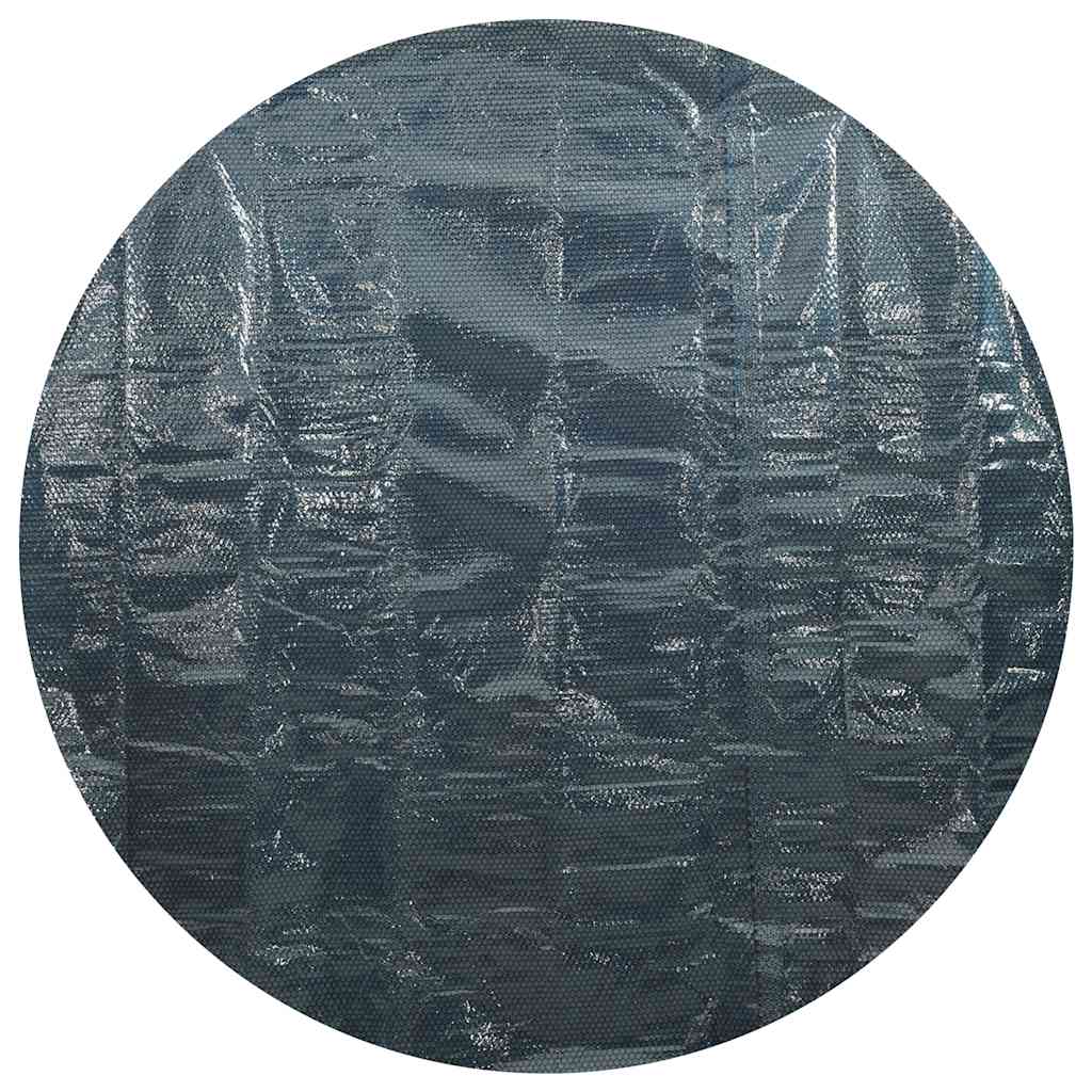 Floating PE Solar Pool Film 527 cm Black and Blue
