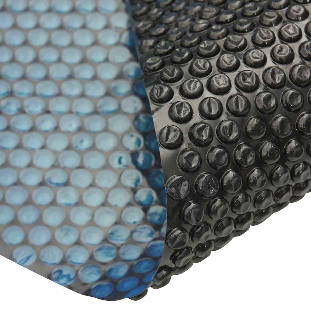 Floating PE Solar Pool Film 400x200 cm Black and Blue