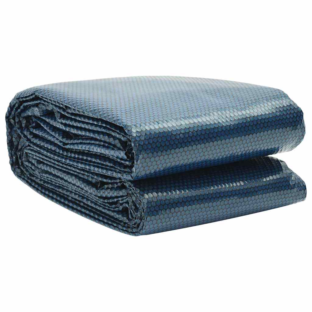 92991 vidaXL Floating PE Solar Pool Film 600x400 cm Black and Blue