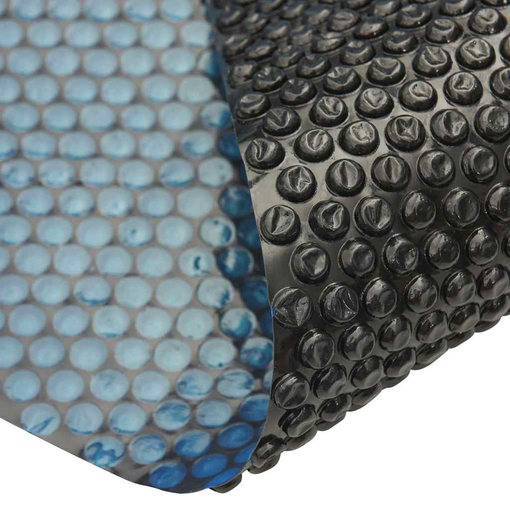 92993 vidaXL Floating PE Solar Pool Film 1000x600 cm Black and Blue