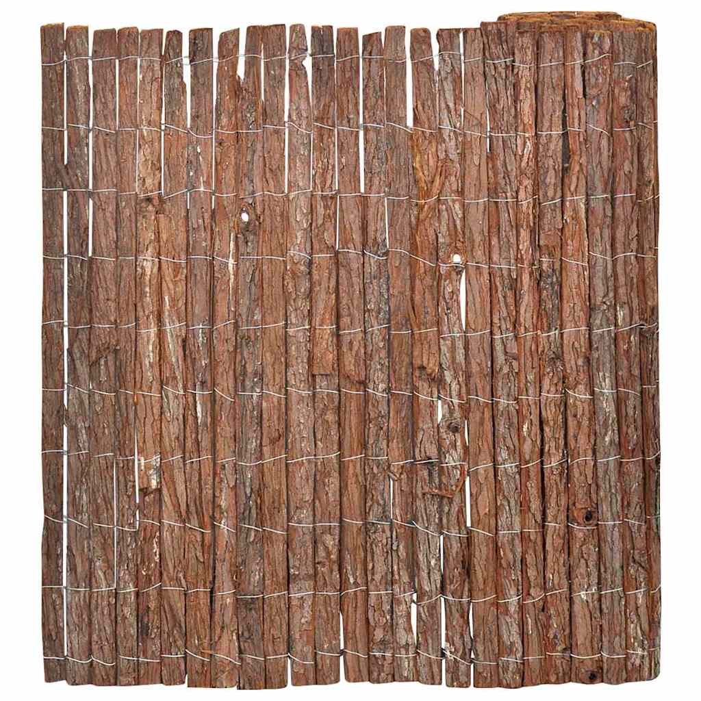 Bark Fence Brown 100 x 600 cm Bark