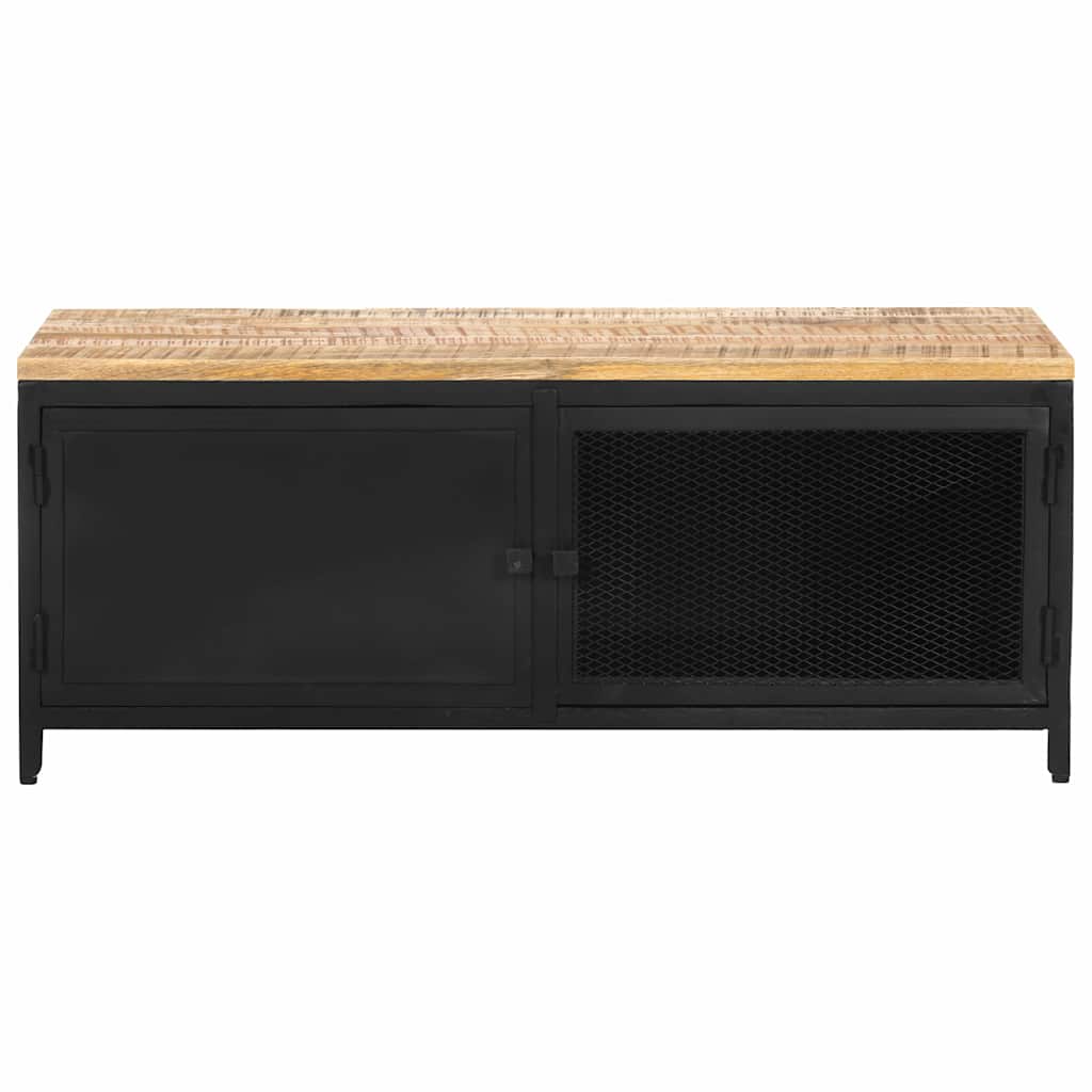 323136 vidaXL Coffee Table 90x50x37 cm Solid Rough Mango Wood