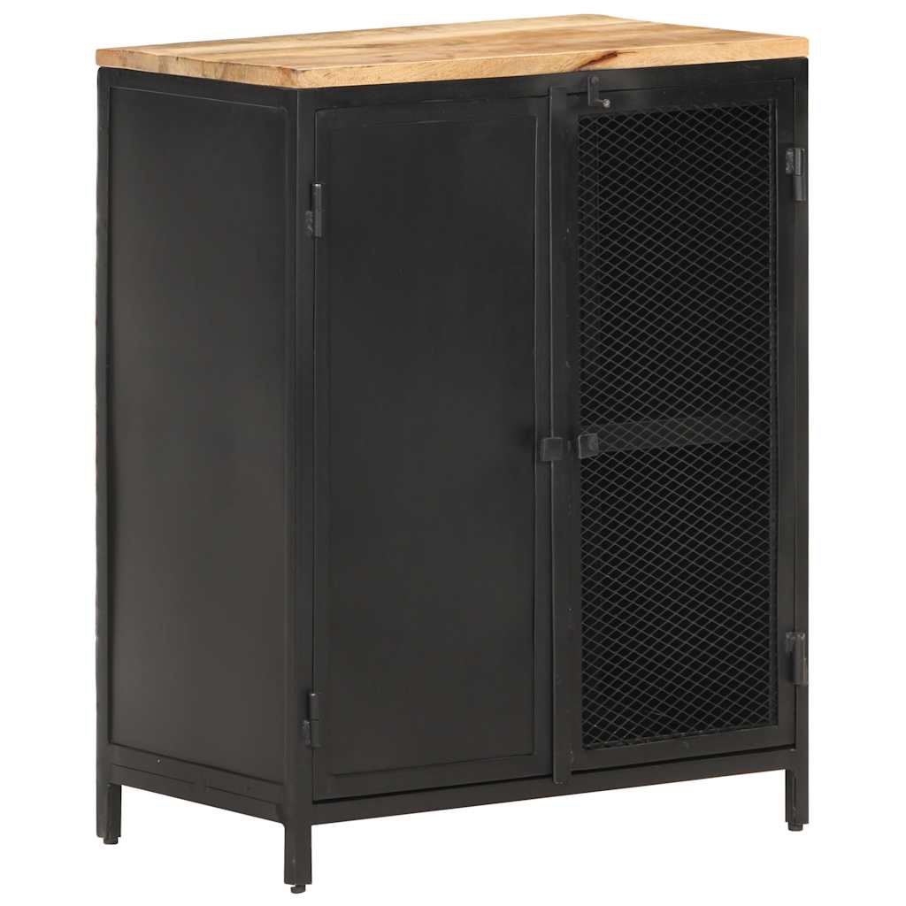 Sideboard 60x35x78 cm Solid Rough Mango Wood