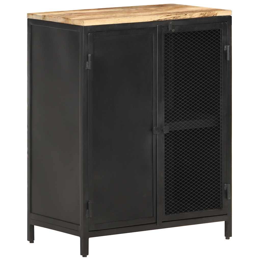 Sideboard 60x35x78 cm Solid Rough Mango Wood