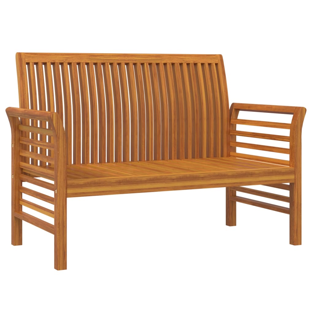 Garden Lounge Set | Cream White | Solid Acacia wood | 2-seater