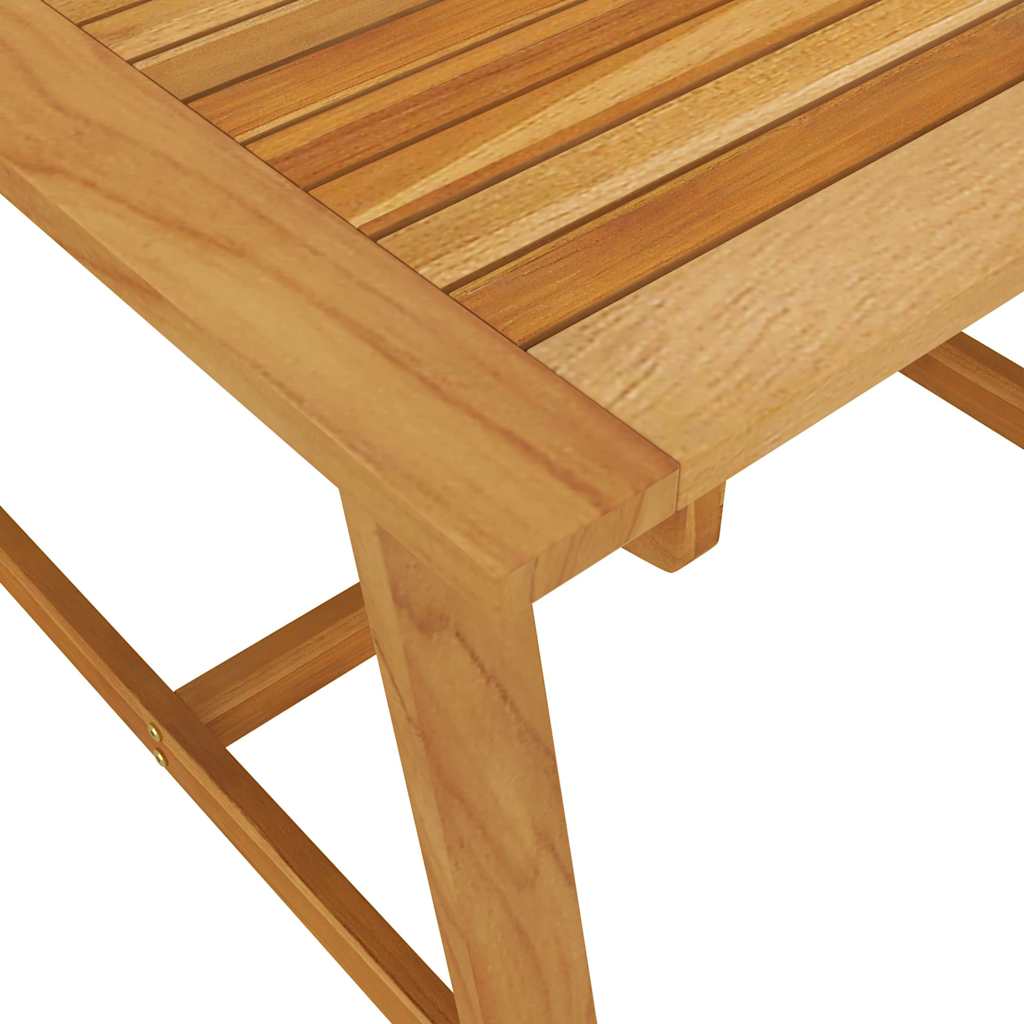 312405 vidaXL Garden Dining Table 88x88x74 cm Solid Acacia Wood