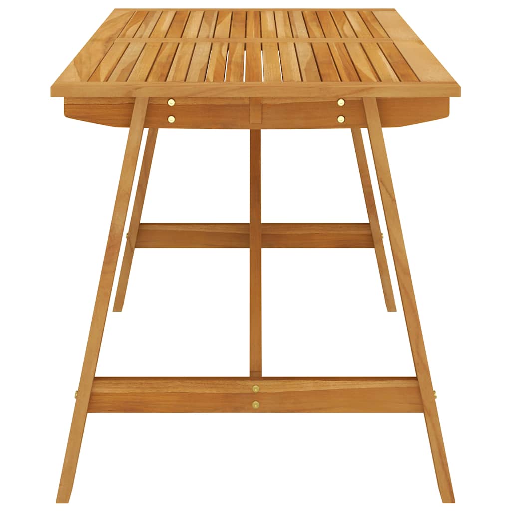 312406 vidaXL Garden Dining Table 140x70x73,5 cm Solid Acacia Wood