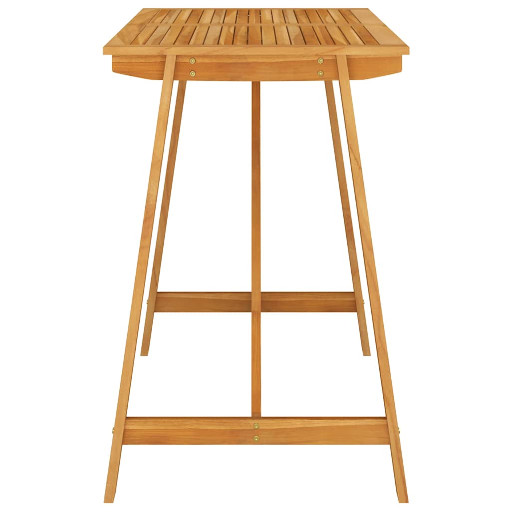 312409 vidaXL Garden Bar Table 140x70x104 cm Solid Acacia Wood