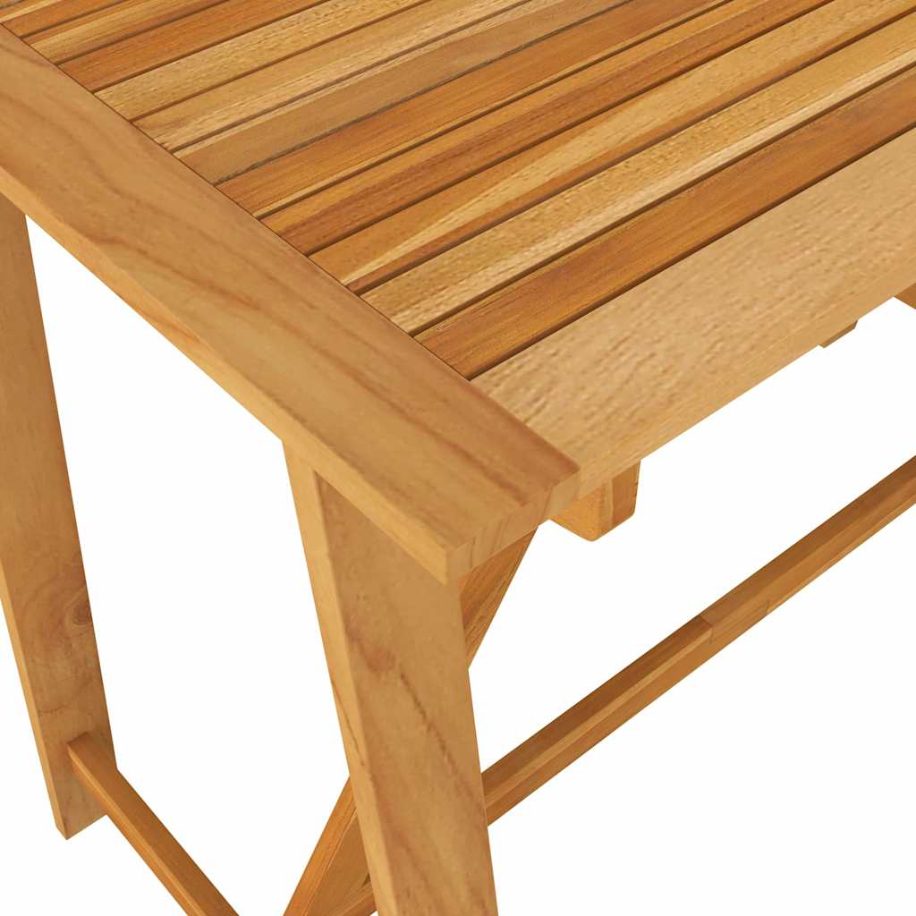 312409 vidaXL Garden Bar Table 140x70x104 cm Solid Acacia Wood