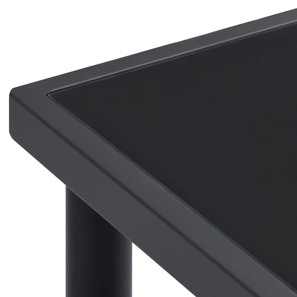 313087 vidaXL Outdoor Dining Table Anthracite 150x90x74 cm Steel