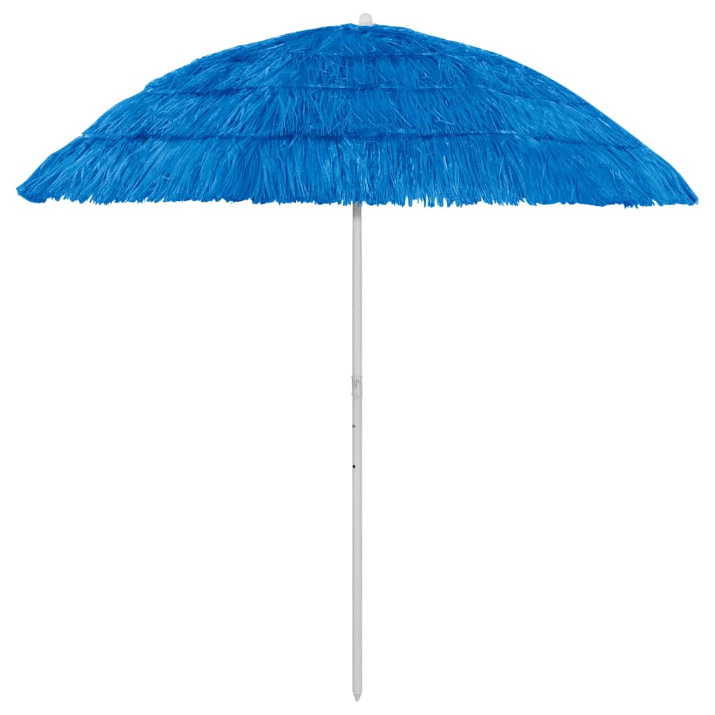 vidaXL Hawaii Beach Parasol Blue 240 cm