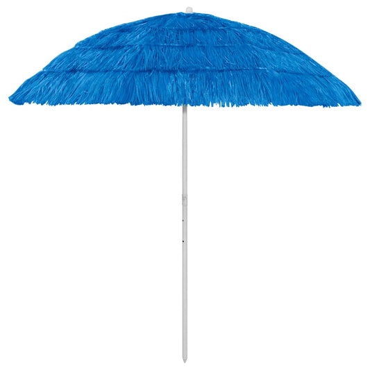 vidaXL Hawaii Beach Parasol Blue 240 cm