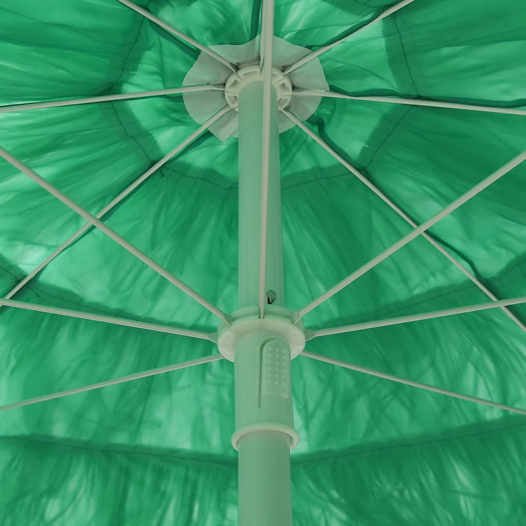 Hawaii Beach Parasol | Green | Polyester | Medium | Tiltable | Parasol