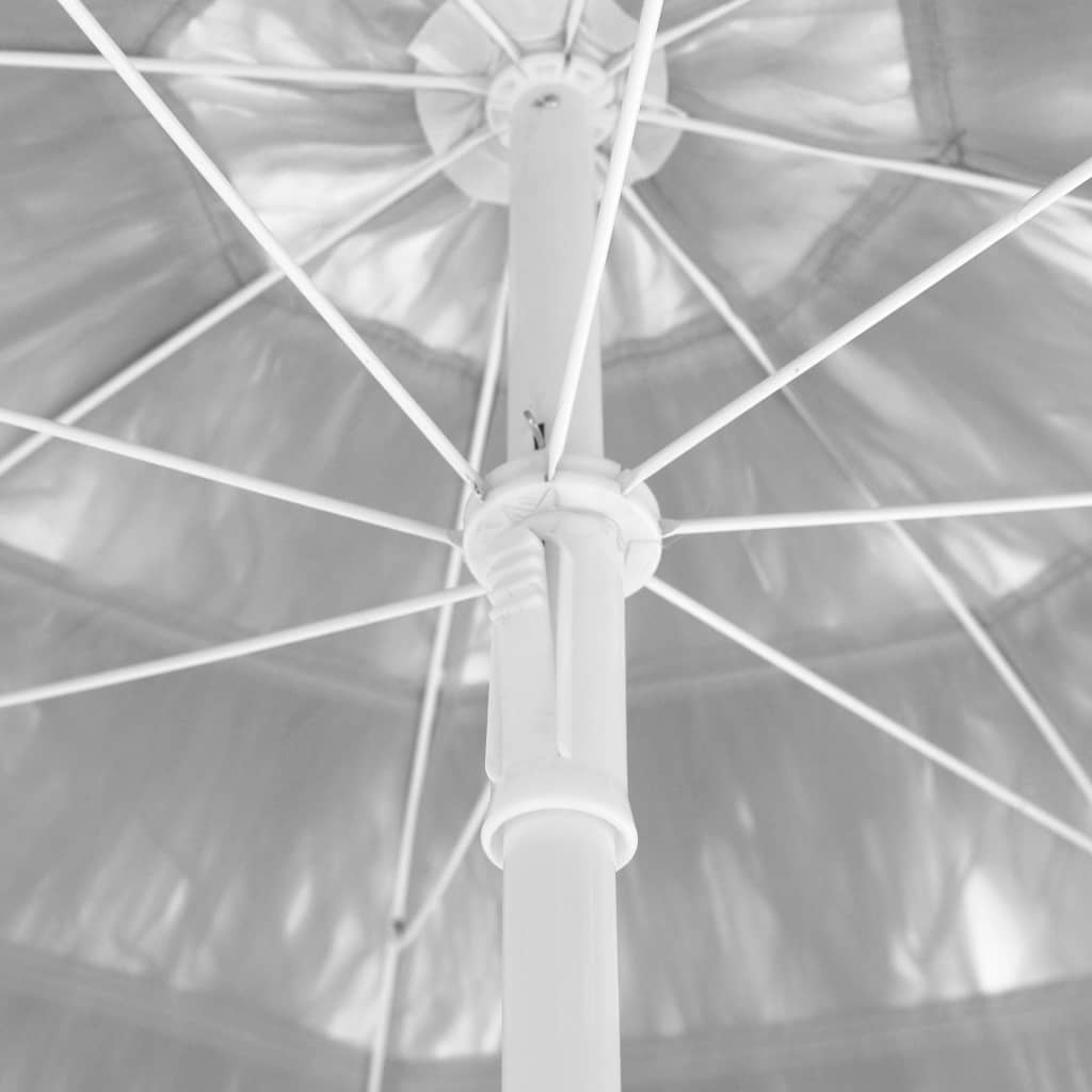 Hawaii Beach Parasol | White | Polyester | Tiltable | Beach Parasol