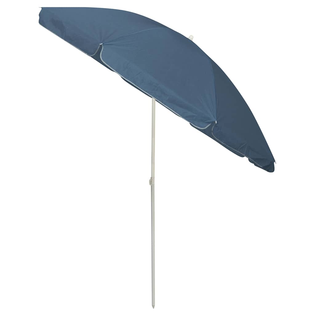 314704 vidaXL Beach Parasol Blue 240 cm