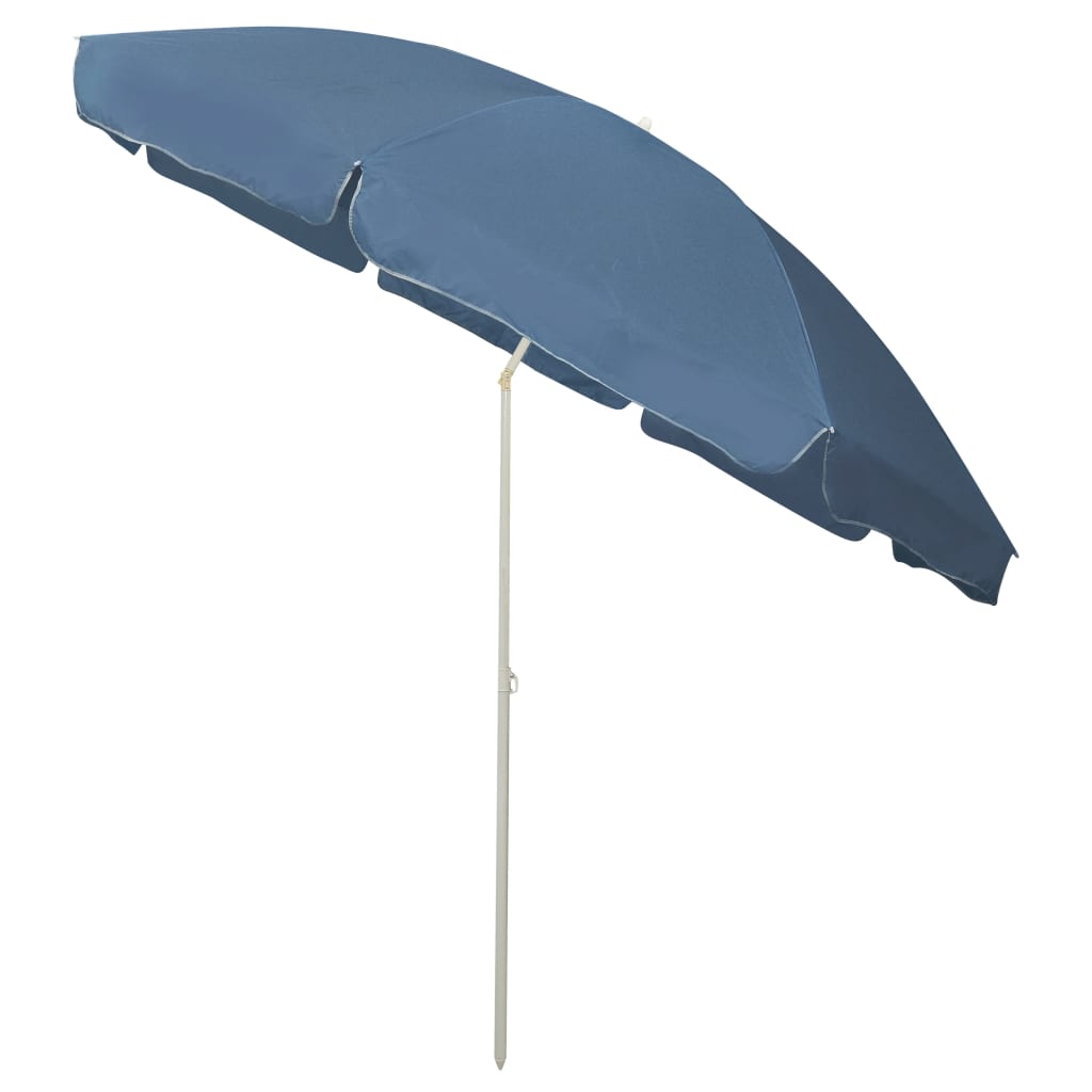 vidaXL Beach Parasol Blue 300 cm