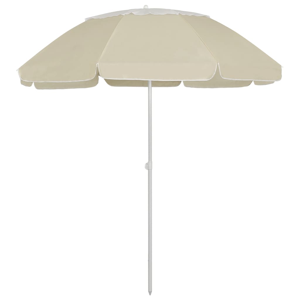 vidaXL Beach Parasol Sand Yellow 300 cm