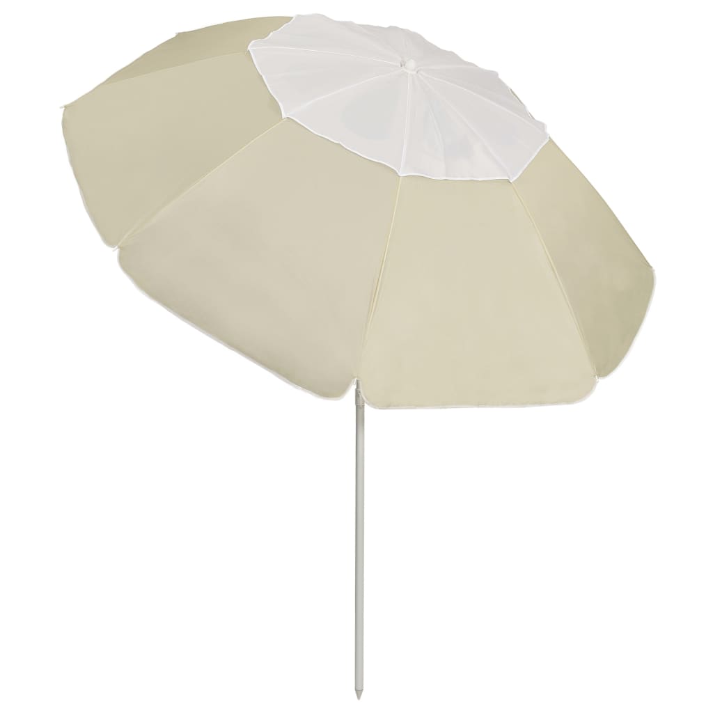 vidaXL Beach Parasol Sand Yellow 300 cm