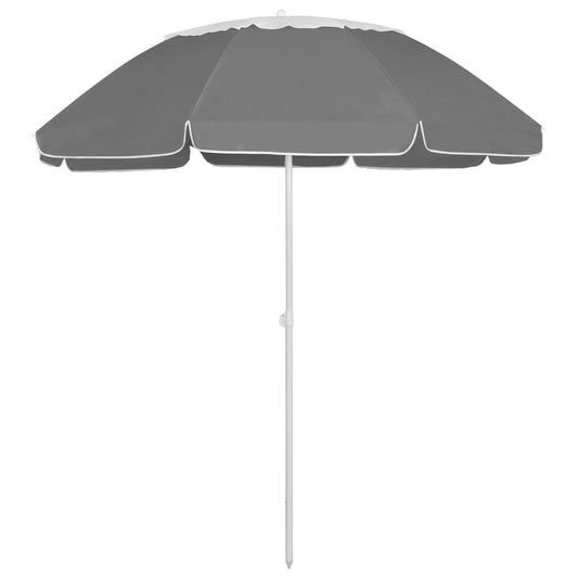 vidaXL Beach Parasol Anthracite 300 cm