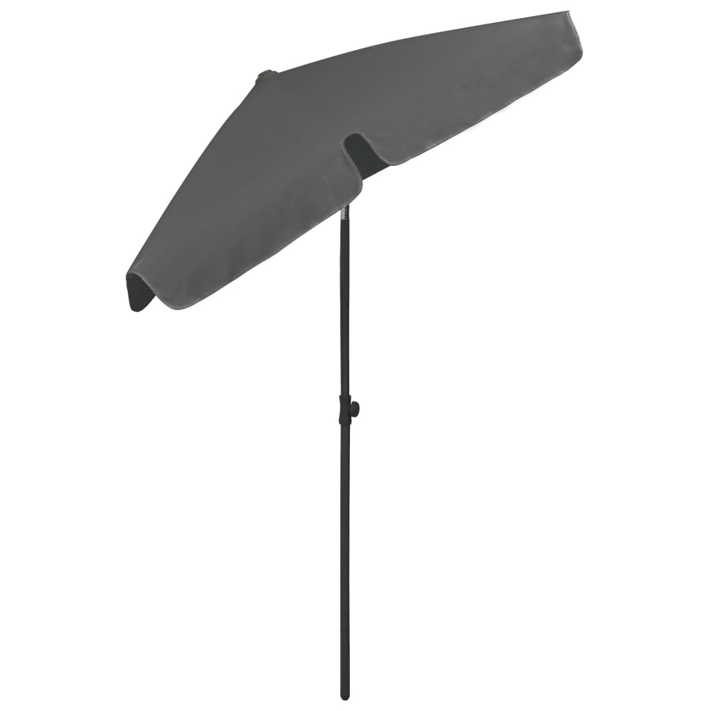 Beach Parasol | Anthracite | Polyester | 180cm x 120cm