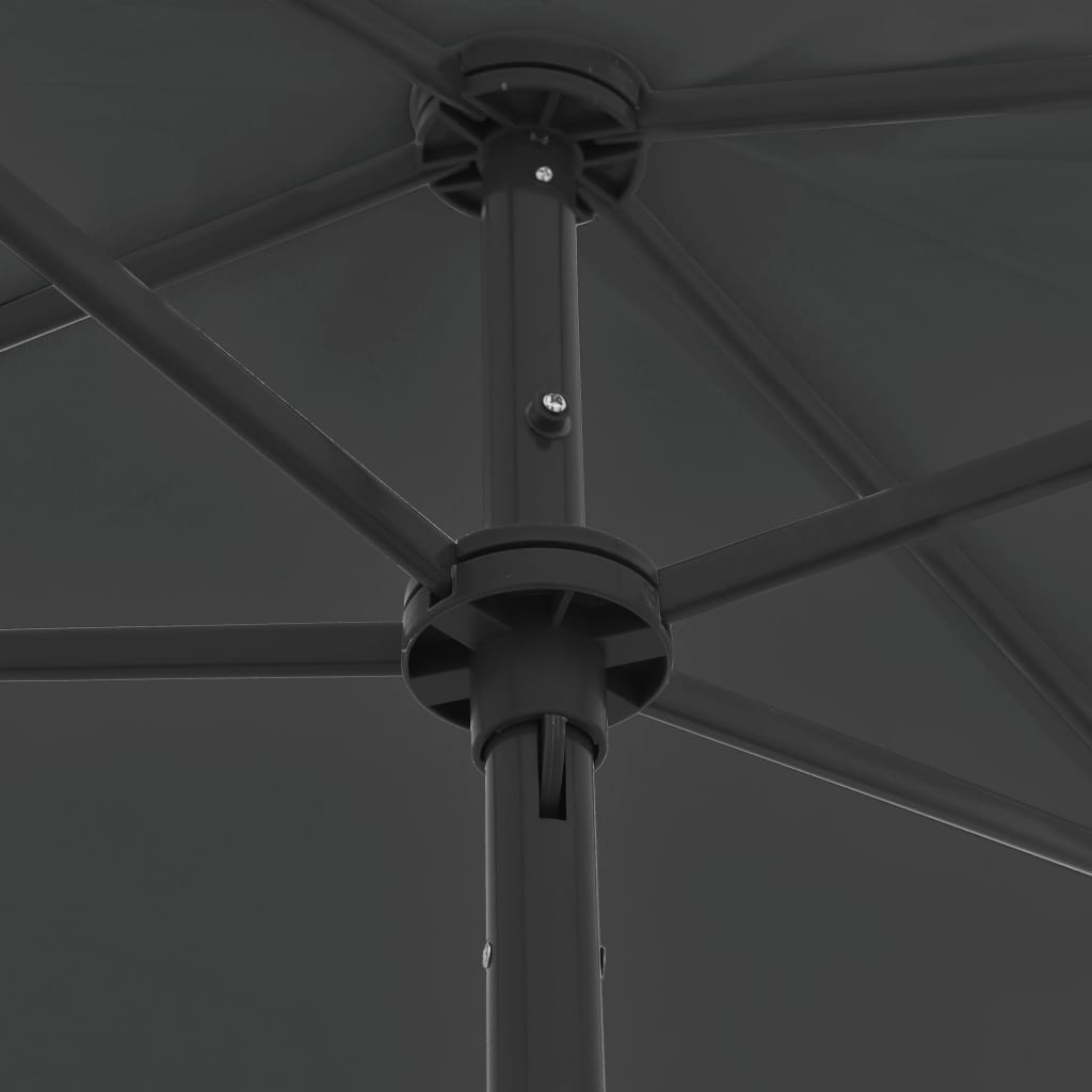 Beach Parasol | Anthracite | Polyester | 180cm x 120cm