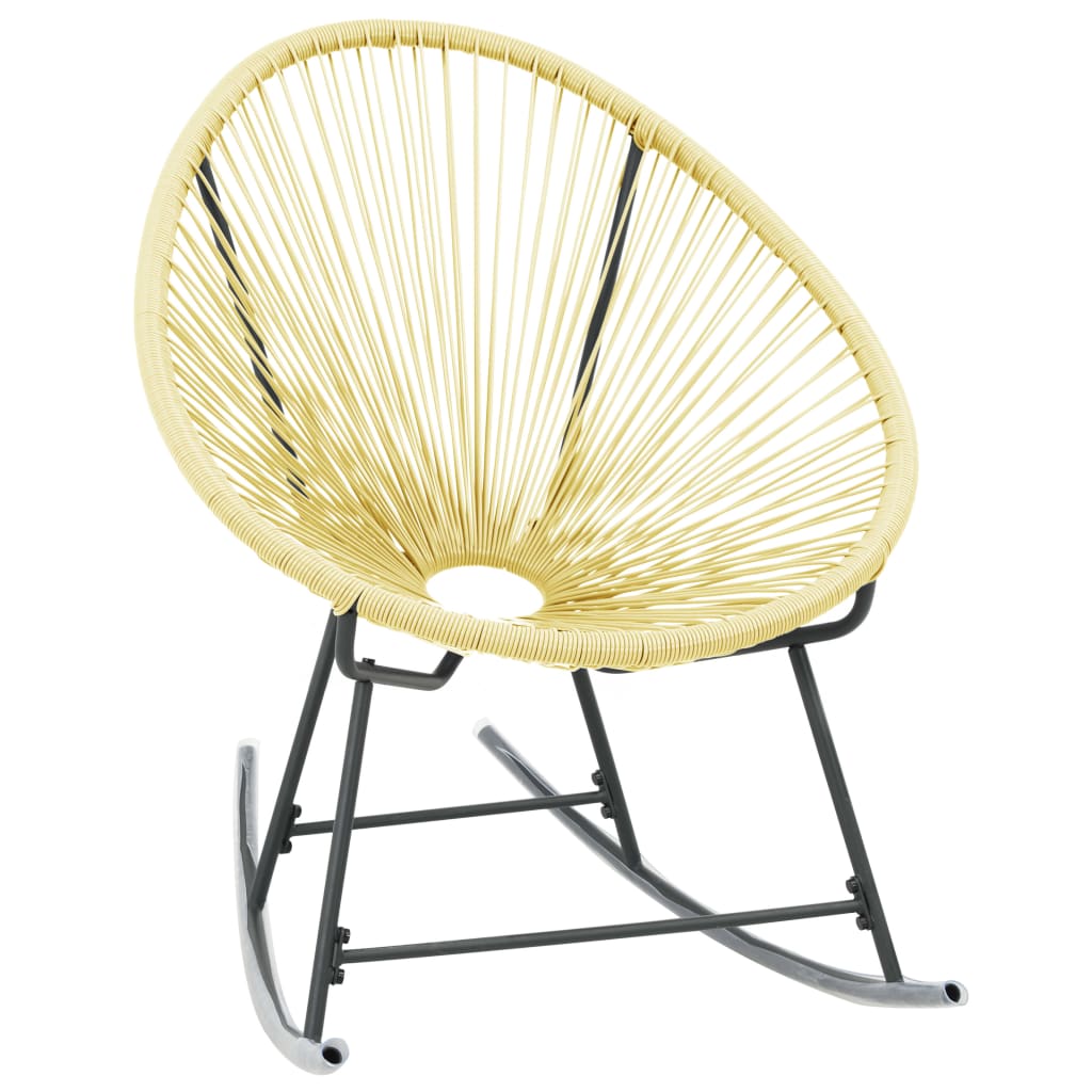 Acapulco Chair | Beige | Poly Rattan, Powder-Coated Steel | Standard