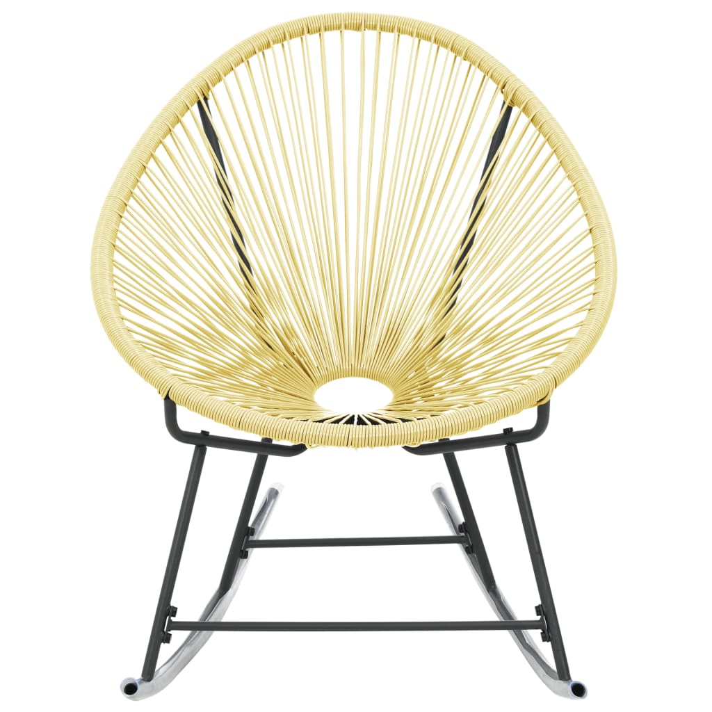 Acapulco Chair | Beige | Poly Rattan, Powder-Coated Steel | Standard