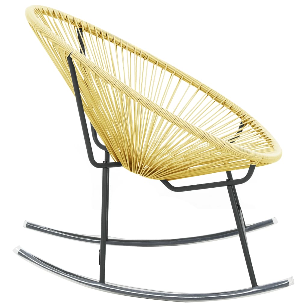Acapulco Chair | Beige | Poly Rattan, Powder-Coated Steel | Standard