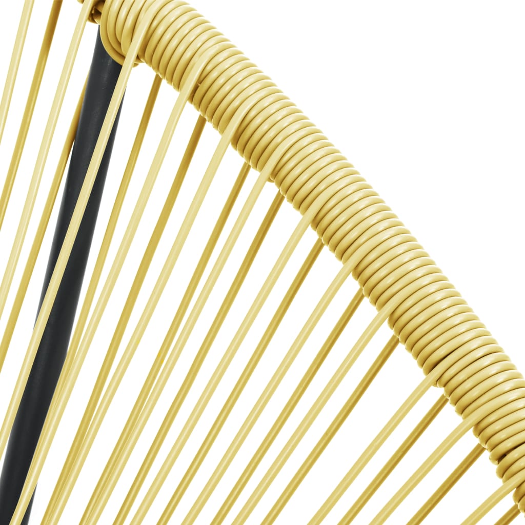 Acapulco Chair | Beige | Poly Rattan, Powder-Coated Steel | Standard