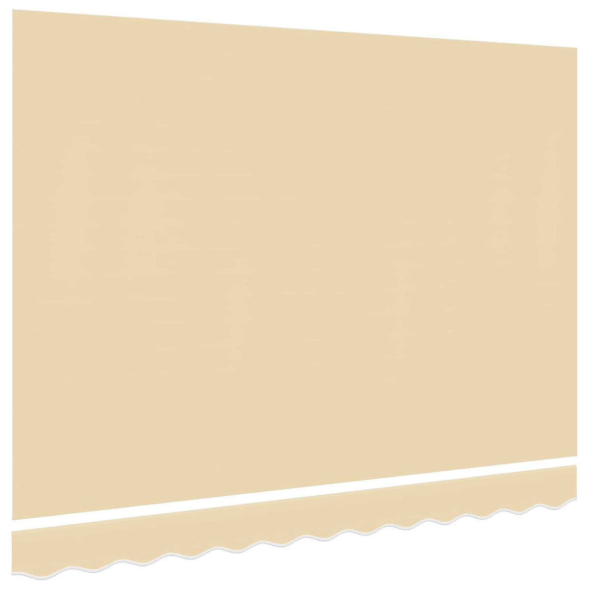 Awning Replacement Fabric Cream 400x350 cm Polyester