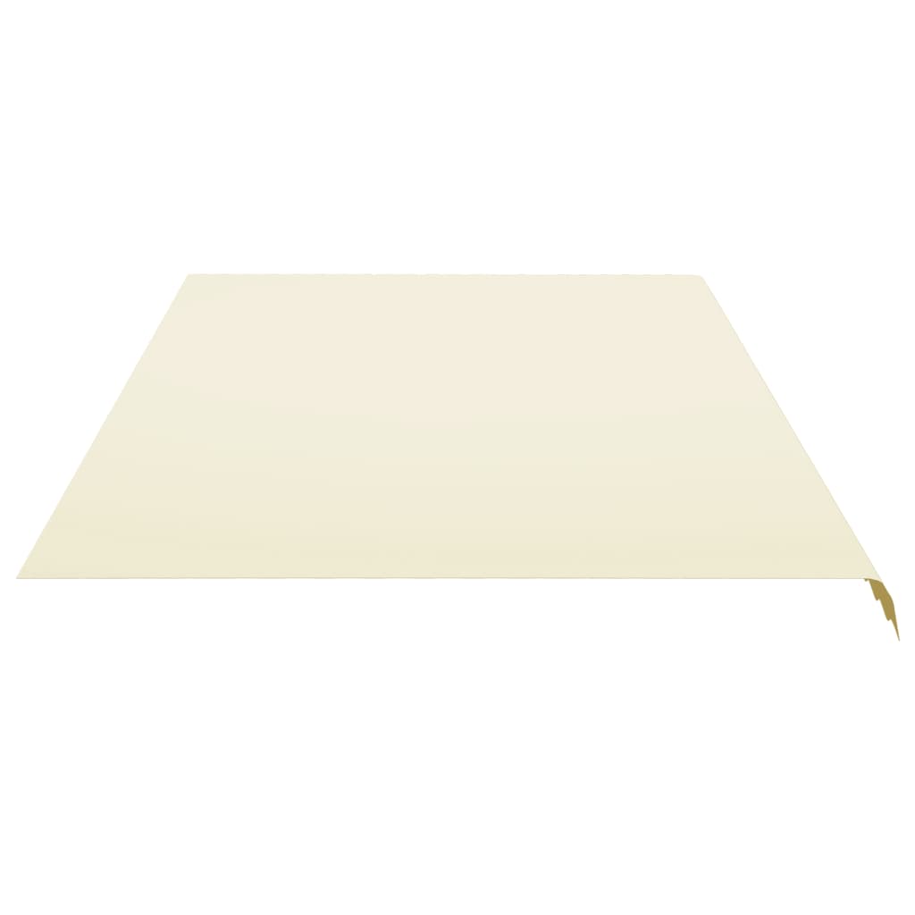 vidaXL Replacement Fabric for Awning Cream 6x3.5 m