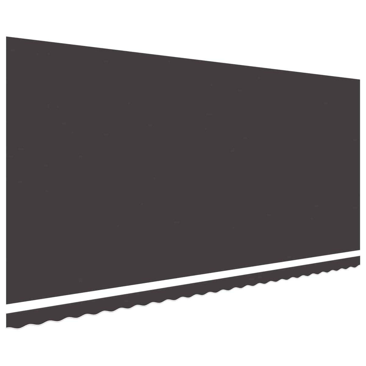 Awning Replacement Fabric Anthracite 600x350 cm Polyester