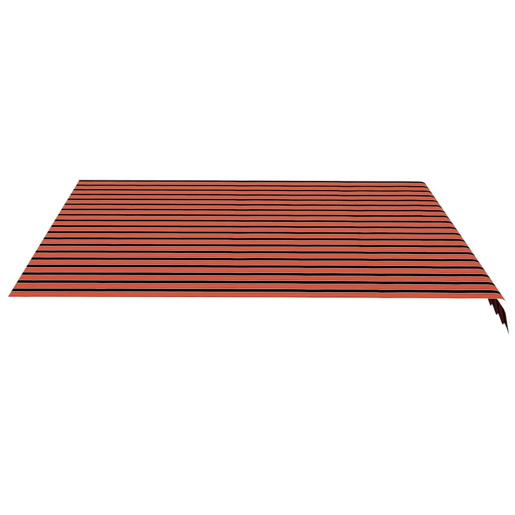 Awning Replacement Fabric Orange and Brown 450x350 cm Polyester